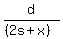 d%2F%28%282s%2Bx%29%29