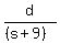 d%2F%28%28s%2B9%29%29