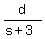 d%2F%28s%2B3%29