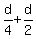 d%2F4+%2B+d%2F2