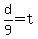 d%2F9=t