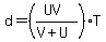 d=%28%28UV%29%2F%28V%2BU%29%29T