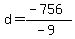 d=%28-756%29%2F%28-9%29