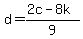 d=%282c-8k%29%2F9