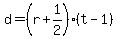 d=%28r%2B1%2F2%29%28t-1%29