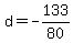 d=-133%2F80