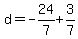 d=-24%2F7%2B3%2F7