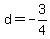 d=-3%2F4
