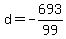 d=-693%2F99