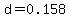 d=0.158