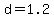 d=1.2