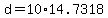 d=10%2A14.7318