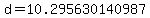 d=10.295630140987