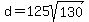 d=125sqrt%28130%29
