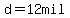 d=12mil