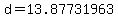 d=13.87731963