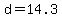 d=14.3
