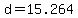 d=15.264