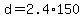 d=2.4%2A150