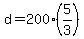 d=200%285%2F3%29