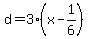 d=3%28x-1%2F6%29