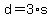 d=3%2As