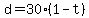 d=30%281-t%29