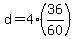 d=4%2836%2F60%29