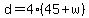d=4%2845%2Bw%29