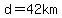 d=42km