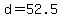 d=52.5