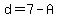 d=7-A