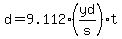d=9.112%28yd%2Fs%29%2At