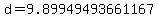 d=9.89949493661167