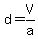 d=V%2Fa