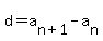 d=a%5Bn%2B1%5D-a%5Bn%5D