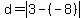 d=abs%283-%28-8%29%29