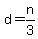 d=n%2F3