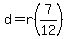 d=r%287%2F12%29