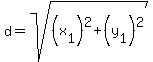 d=sqrt%28%28x%5B1%5D%29%5E2%2B%28y%5B1%5D%29%5E2%29