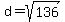 d=sqrt%28136%29