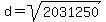 d=sqrt%282031250%29