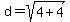 d=sqrt%284%2B4%29