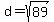 d=sqrt%2889%29