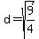 d=sqrt%289%2F4%29