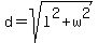 d=sqrt%28l%5E2%2Bw%5E2%29