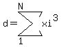 d=sum%28xi%5E3%2C1%2CN%29