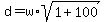 d=w%2Asqrt%281%2B100%29