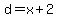 d=x%2B2