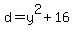 d=y%5E2%2B16